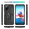 For Xiaomi Poco M5S Case Armor Shockproof Phone Case for Poco Poko Pocco Little M5S M 5S M5 S Magnet Car Holder Ring Stand Cover