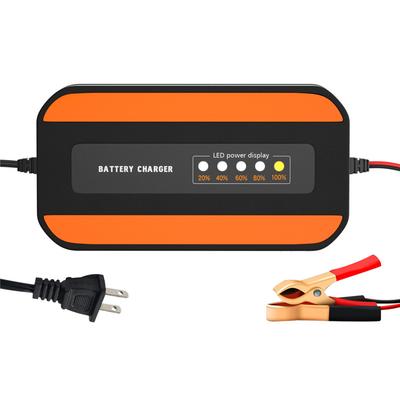 Motorbike Wide Voltage Battery Charger Digital Display Lead-acid Battery Charger