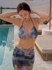 Women's Bohemian Four-Piece Bikini Swimwear Set - Sexy Vacation Hot Spring Style