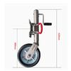 Side-Crank Trailer Jack Bolton Hauled with Wheel Swivel Hardware