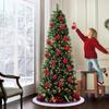 Christmas Decoration 6cm Christmas Ball Hanging Decoration Bright Barrel Ball Electroplated Plastic Ball
