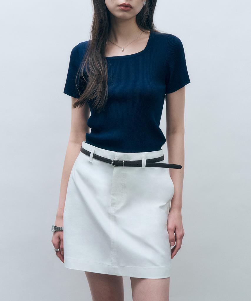 MONGDOL Signature Cotton Mini Skirt Mdsk020_6 Colors