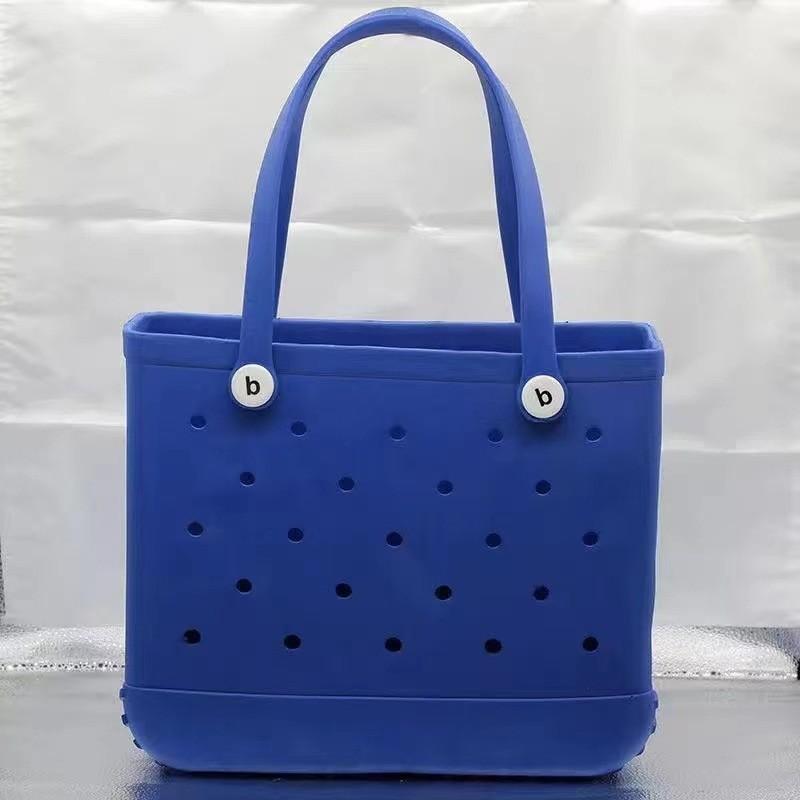 2024 Extra große Strandtasche aus Gummi für Männer und Frauen, große Aufbewahrungstasche, Reisetasche, Strandhandtasche, geeignet für Strand, Boot, Pool