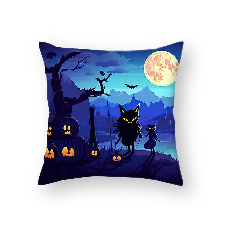 Neue Kürbis Halloween Dekoration Cartoon Kissenbezug Feiertag Wohnzimmer Sofa Schlafzimmer Bettseite Rückenkissen