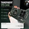 כיסוי TPU שקוף בציפוי אופנתי עבור Xiaomi 17T 17Max 15T Pro POCO X8 Pro Max F8 M8, כיסוי מגן עם מתקן מגנטי לשולחן