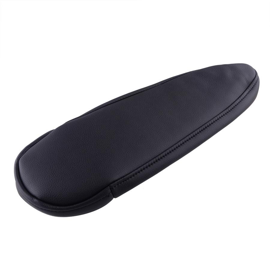 For 2011-18 Toyota Sienna Front Seat Armrest Cover Trim Black Synthetic Leather