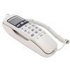 Telefone Básico com Fio Montável na Parede Estilo Retrô Fino Telefone Fixo de Parede com Suporte DTMF para Identificador de Chamadas Portátil para Casa Hotel