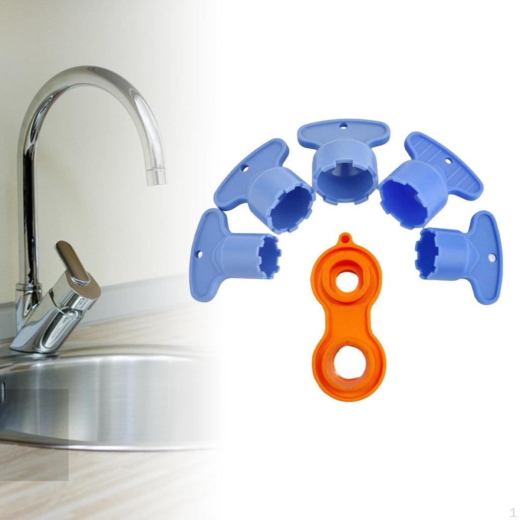 Aerator Key Removal Wrench Tool with 4 Sizes M16.5, , 21.5, 24 Recessed Sink