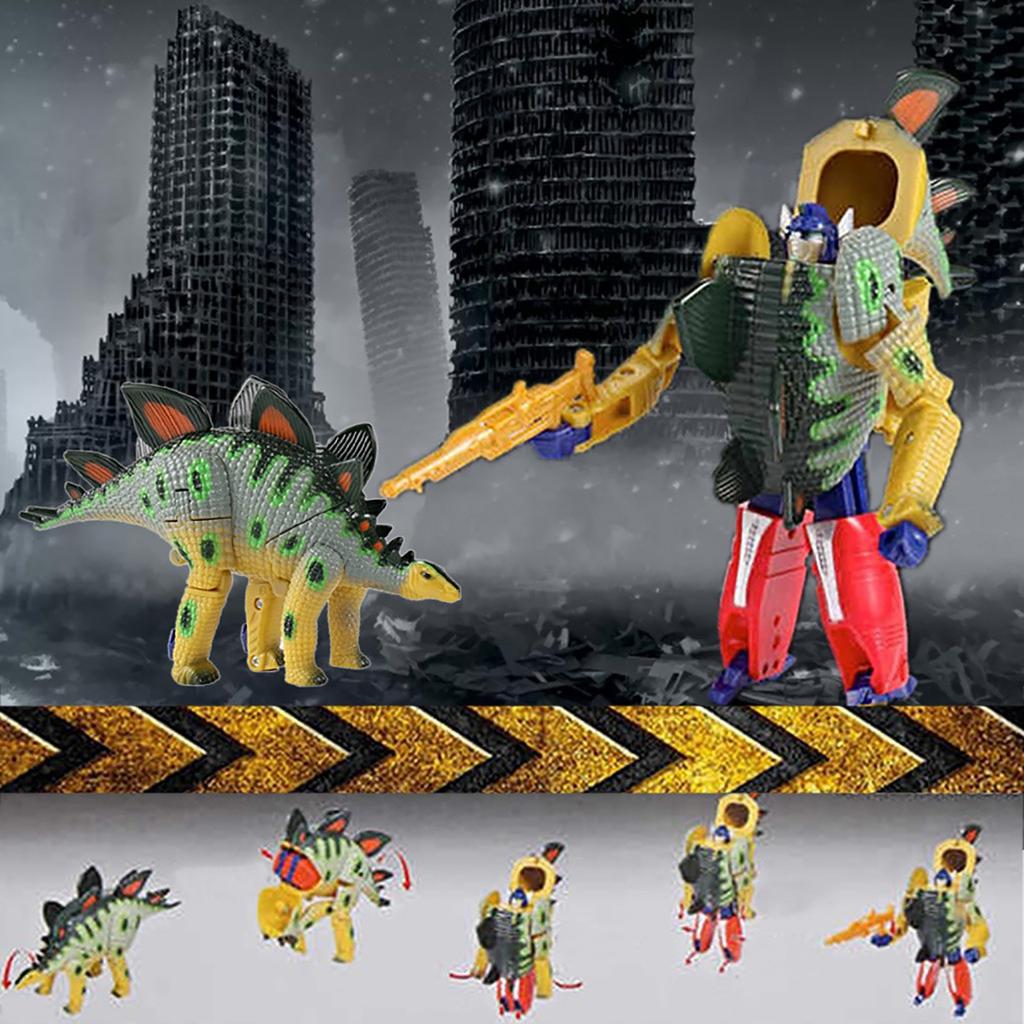 Assembling Dinosaur Model Conversion Robot Toy Action Figure Gift