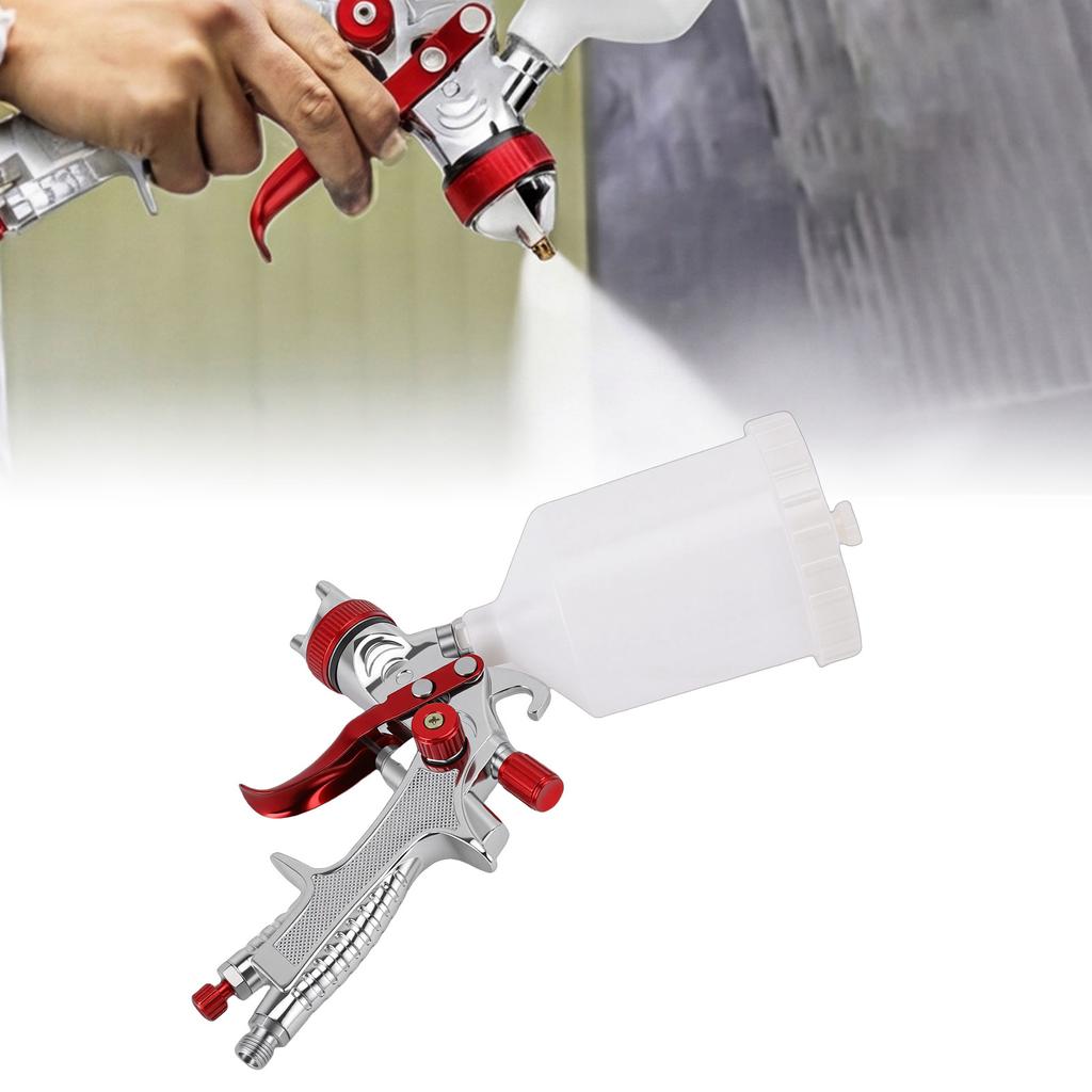 Professional HVLP Spray   Set Gravity Feed with 1.3mm Nozzle 500ml  acity High Volume for Auto Paint Clear Top Coat Touch Up