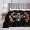 Guns N Roses Band  Warm Soft Blanket  Travel Office Plush Throw Blanket Novelty Couch Chair Flannel Bedspread Sofa Bed Cover