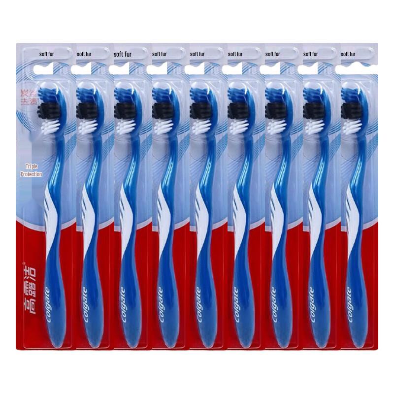 

Colgate Triple Action Soft Toothbrushes - 9 Pack