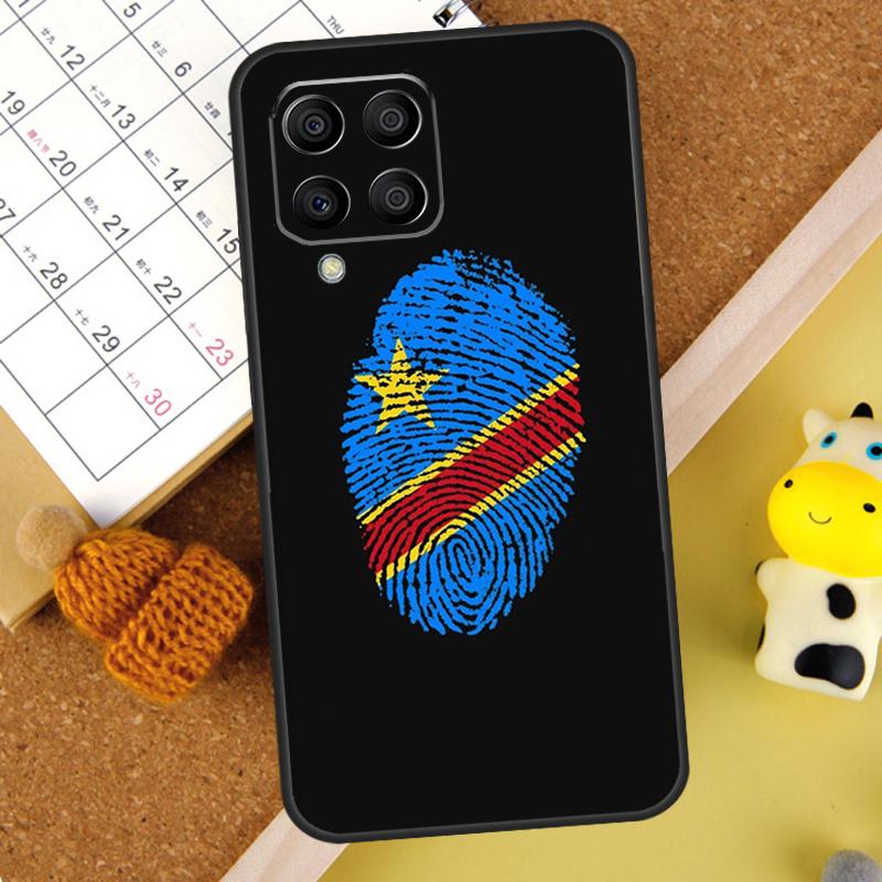 Congo Democratic Republic Flag Case For Samsung Galaxy M31 M51 M21 M12 M32 M52 M20 M13 M23 M33 M53 M14 M34 M54 M30s Cover