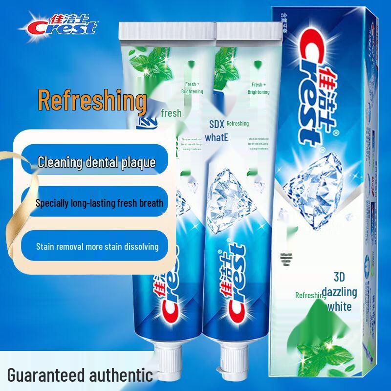 

Crest 3D White Invigorating Fresh Toothpaste Twin Pack