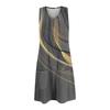 Women's Casual Sundress With Pockets Summer Boho Beach Dress T-Shirts Dress V Neck Loose Tank Dresses