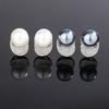 Jewelry Copper Bottom Gold-Plated Fritillary Pearl Stud Earrings Female 12Mm