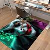 1pc Office Carpet Chair Mats Joker Clown Makeup Artwork Perfect for Office Chairs, Living Rooms, Or Bedrooms,Polyester Carpet.HDT251