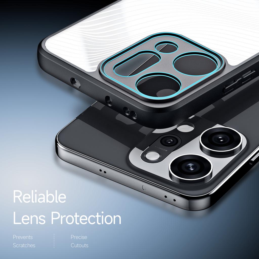 For Oppo Reno14 Pro 5G (Global) Case DUX DUCIS Aimo Series TPU+PC Matte Drop-Proof Phone Cover (REACH Certification)