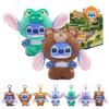 TOP TOY Disney Stitch [Wildlife] Series Plush Soft Vinyl Figures [Assorted Box of 6] Gachapon Blind Box Figures Plastic Model Premium Soft Vinyl Toys