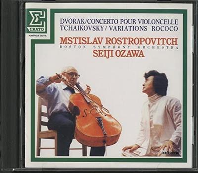 CD A. DVORAK SEIJI OZAWA BOSTON SYMP Dvorak Cello Concerto Rostropovi R32E1036 Japan Classical Used