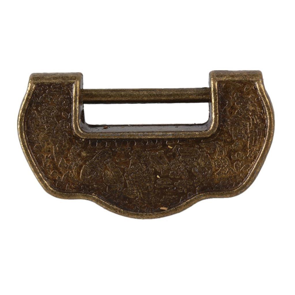 Vintage Chinese Style Carved Word Padlock Locks With Kinds
