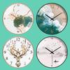 12-Inch Nordic Starry Sky Silent Wall Clock for Bedroom & Living Room