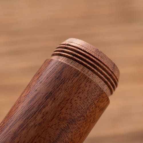 LeTradeJP Wooden Sharpener Lead Case (Set of 2) - Perfect for Refilling Leads, Storage, and Carrying Small Items. Wooden Toothpick Case, Needle Case,