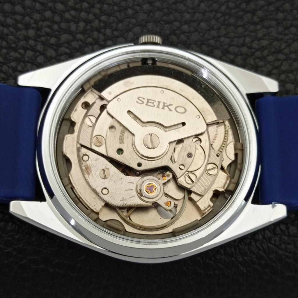 JAPAN VINTAGE REFURBISHED SEIKO 5 AUTOMATIC 6309A MENS BLUE DIAL WATCH a441688-1