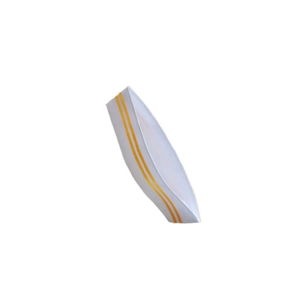 

Breathable Catering Waiter Hat Boat Shape Hotel Chef Hat Kitchen Forward Cap Cook Cap Bakery золотой