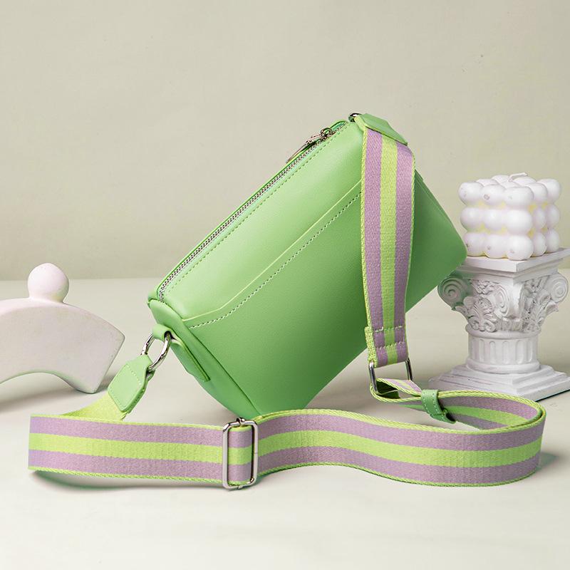 

Простая модная и универсальная сумка Senior Sense для женщин, маленькая квадратная сумка с текстурой PU, женская сумка через плечо большой емкости зелёный