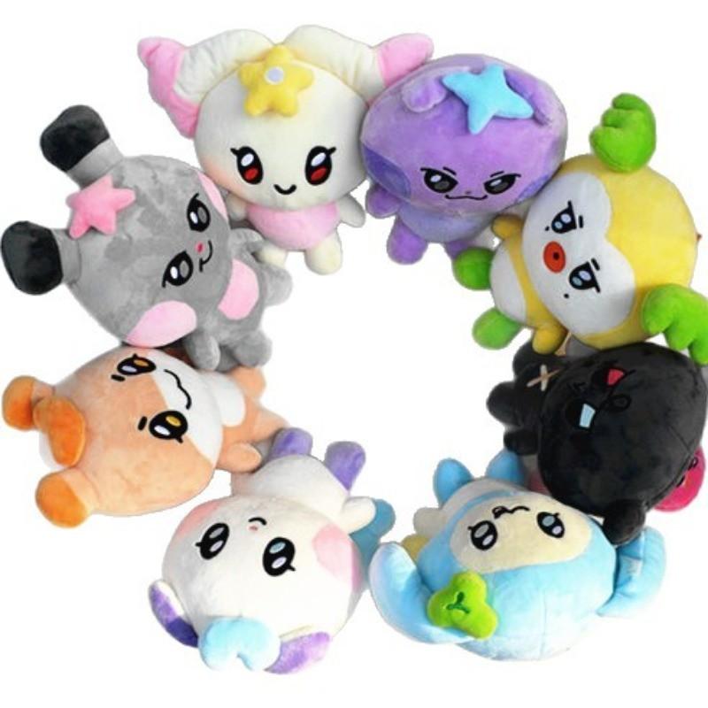 SAN Mighteez Plush Toys Hongjoong Seonghwa Yunho Yeosang San Ming Wooyoung Jongho Stuffed Animal Plushies Doll