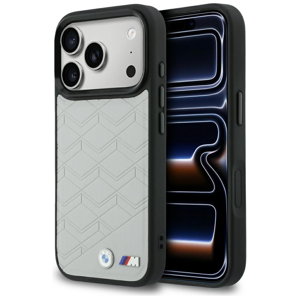 BMW M Shape Logo MagSafe Case for iPhone 17 Pro Gray