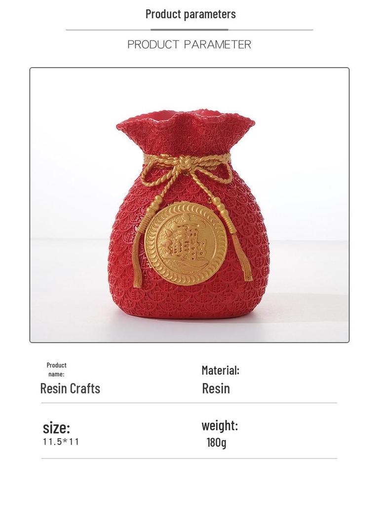 Golden Wheat Ear Festive Vase Ornaments for Home or Housewarming