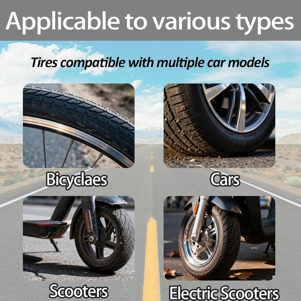 Tire Repair Rubber Nail, Vacuum Tire Repair Kits Spiral Rubber Nails, Self-Service Car Wheel Puncture Repair Screws For Car, Motorcycle, Truck,