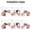 Soft Silicone Anti-Lost Strap for Galaxy Buds 2 Pro - Detachable Sports Lanyard Neck Rope in Black, White, or Purple, Secure Fit for Active Lifestyles