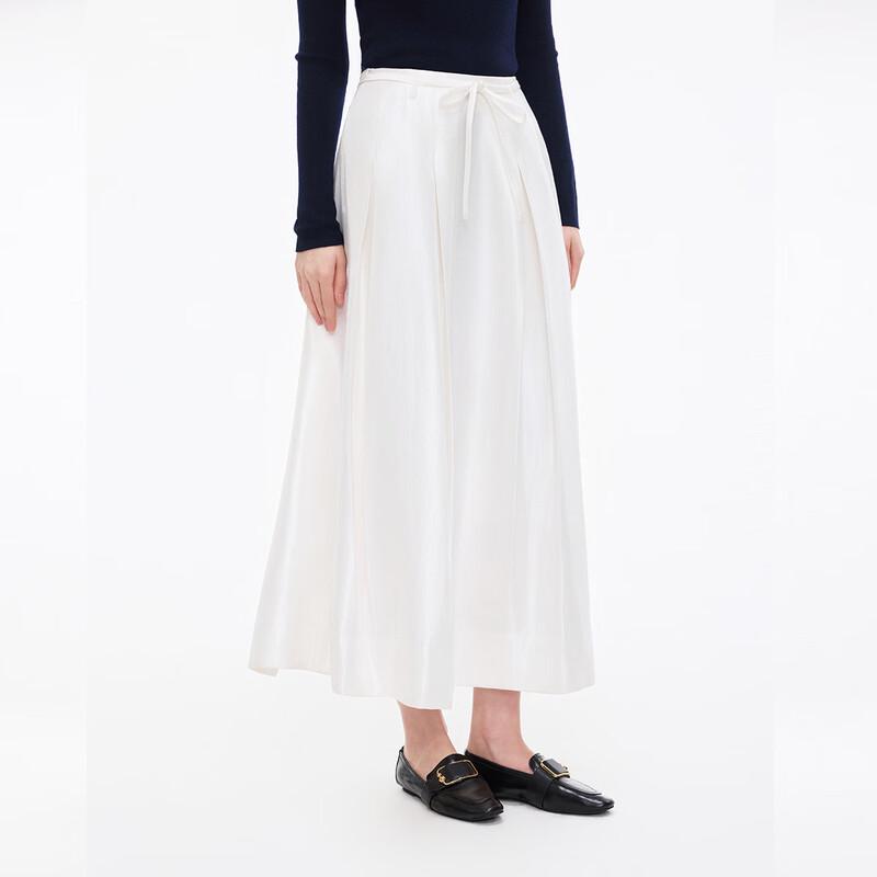 Shetu Women's High-Waist A-Line Midi Skirt