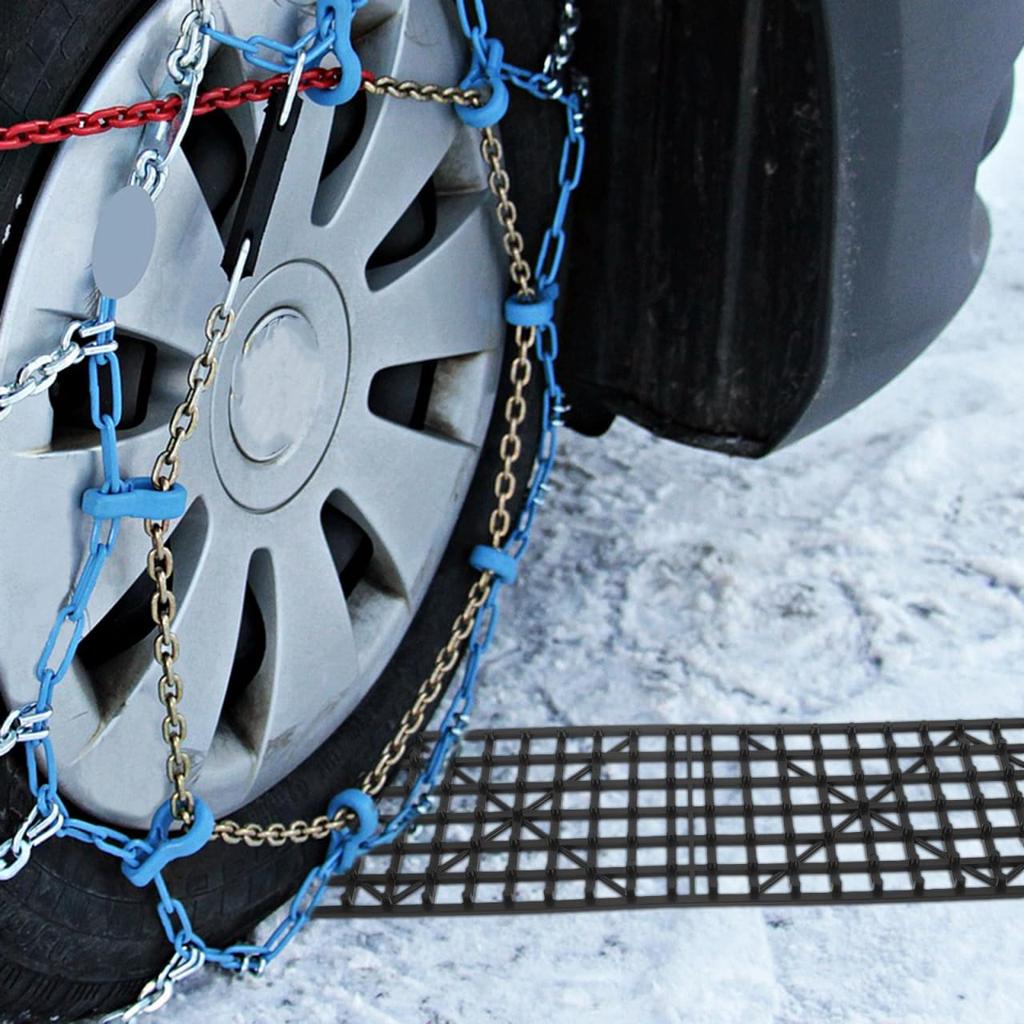 LIFKOME Stuck Helper Escape Boards, Set of 2, for Cars, Snow Helper, Tire Anti-Slip, for Snowy Roads, Sandy Beaches, and Muddy Roads, Stuck Relief,