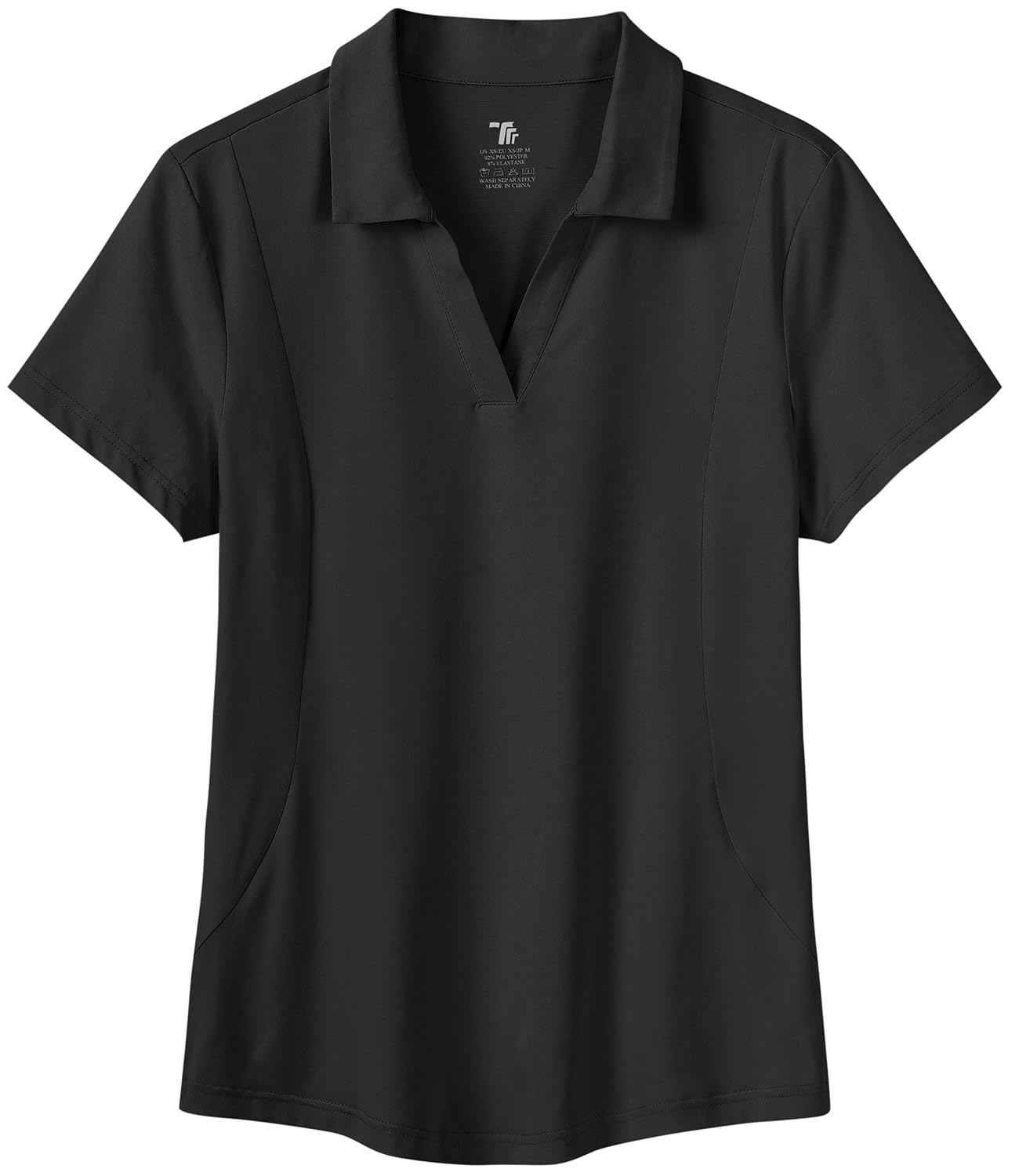 

Гольф Шорты Пот Быстрый Теннис Стрейч Повседневная Носка [Gopune] Женская Футболка, V-образный вырез, Рукав, UPF50+, Влагоотводящая, Быстросохнущая, Спортивная одежда, Носка, Футболка, чёрный