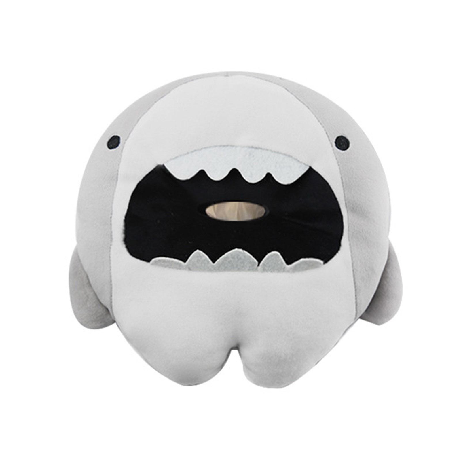 

Car Tissue Boxes Creative Cartoon Plush Paper Napkin Case Cute Animals Shark Paper Tissue Box Holder Interior Accessories