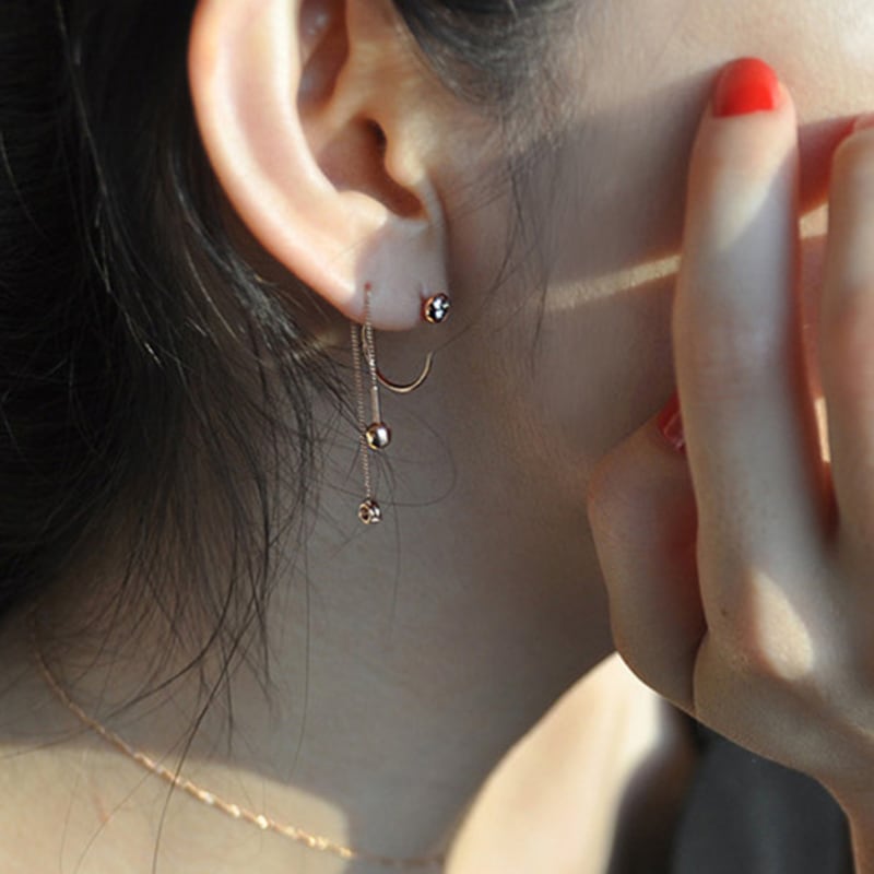 NJ JEWELRY 0.1ct Dia Chain Piercing (14k/18k)