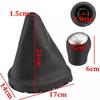 For NISSAN QASHQAI I J10 X-trail 2006-2013 QASHQAI II MT 6 Speed Car Gear Shift Knob Boot Cover Accessories