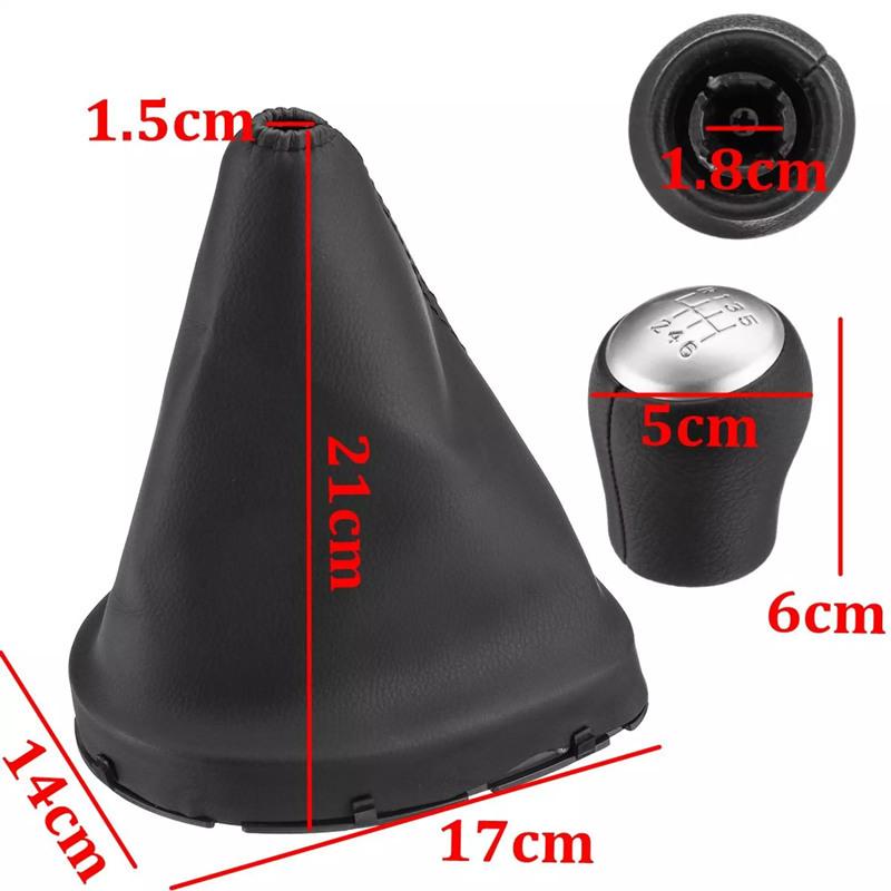 For NISSAN QASHQAI I J10 X-trail 2006-2013 QASHQAI II MT 6 Speed Car Gear Shift Knob Boot Cover Accessories