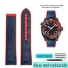 20MM 22MM Wysokiej Jakości Silikonowy Pasek Do Zegarka Dla OMEGA SEAMASTER 300/600 Pomarańczowy Tłoczony Pasek Wodoodporny I Odporny Na Pot