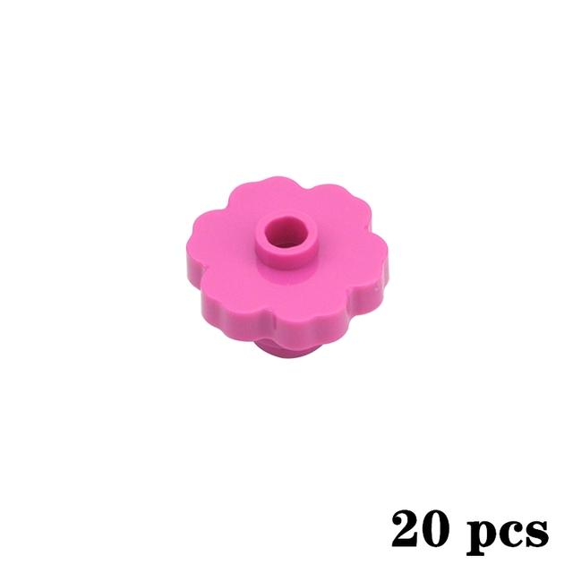 City Friend Accessories MOC Building Blocks Plant Bush Tree Flower Grass DIY House Parts Creative Bricks 3471 30176 32607 Toys