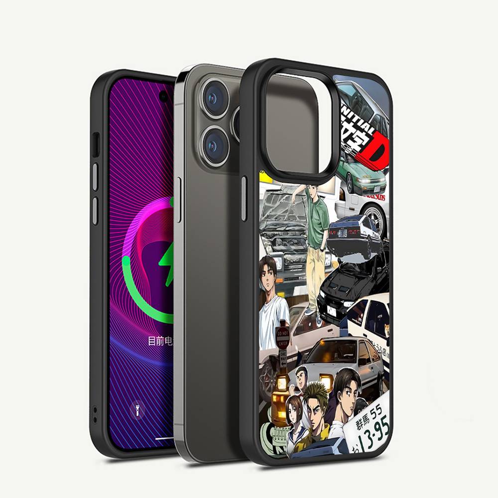 Road Racing Anime I-Initial D Phone Case For IPhone 17 16 15 14 13 12 11 Pro Max For Magsafe Wireless Charger Cover