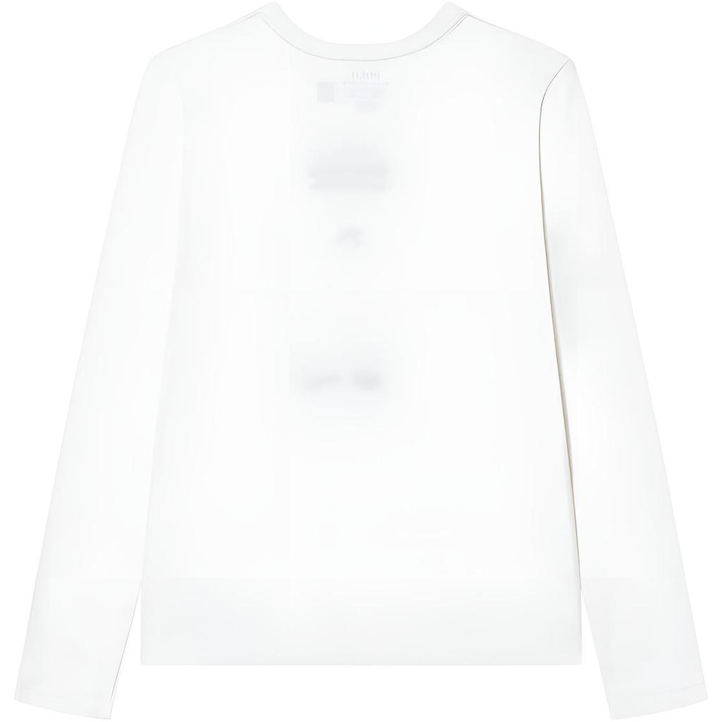 Polo Ralph Lauren T-Shirt Cartoon Bear Letter Print Round Neck Long Sleeve Kids Tops White 313952134-001