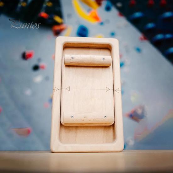 Finger Strength Trainer Wooden Grip Strengthener Pinch Block Hand Grip Climbing Power Finger Exercise Equipment for Home Gym Climbing Athletes