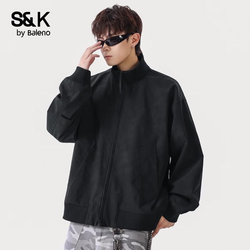 Baleno S&K Men's American Style Casual Baseball Jacket