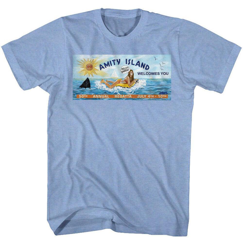 

Jaws Billboard2 Light Blue Unisex T-shirt