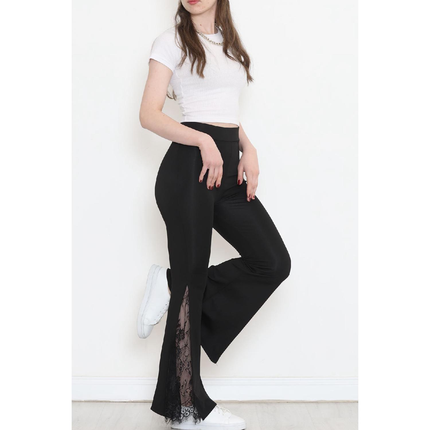 

Tulle Flare Leg Tights Black - 47008.1256. S/M чистый